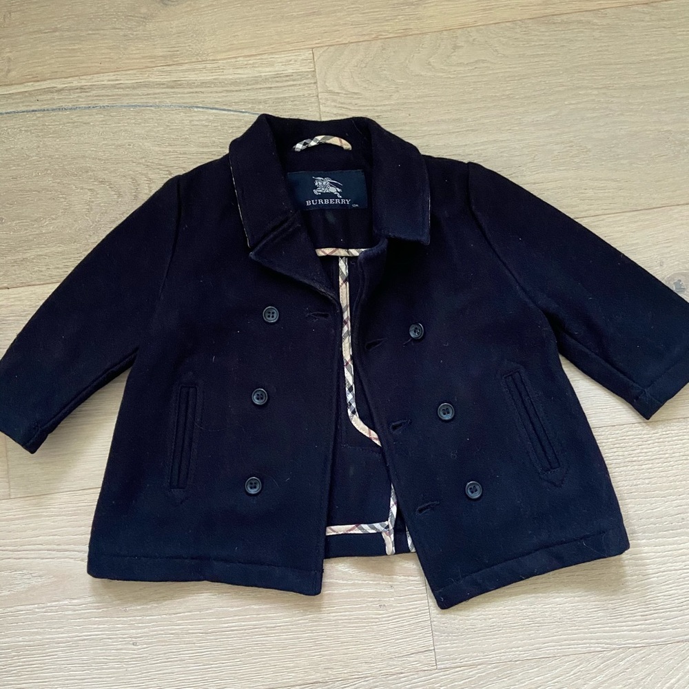 Burberry infant wool coat